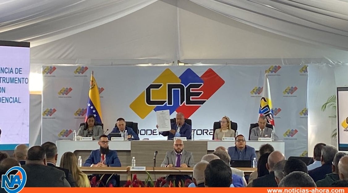 CNE realizó jornada para asignar posiciones en el tarjetón electoral