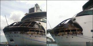 Incendió crucero