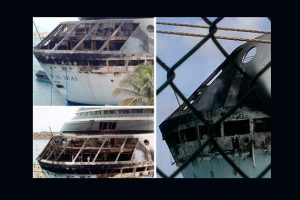 crucero royal caribbean incendio Incendió crucero