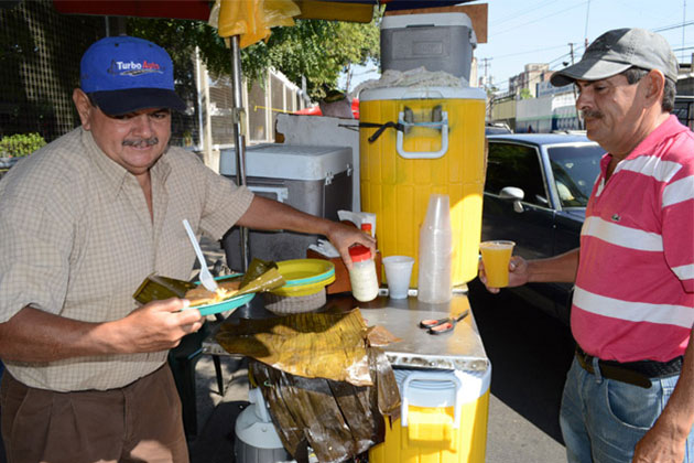 Vendedores ambulantes de comida