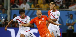 imágenes del encuentro entre Holanda y Costa Rica