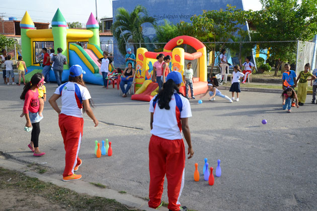 Alcaldía de Guacara llevó a “El Samán” actividades recreativas