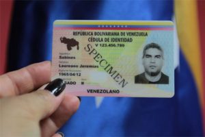 cédula electrónica