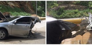 Accidente en la autopista Valencia-Puerto Cabello