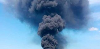 Explosion en refineria