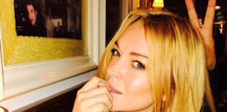 Lindsay Lohan lencería