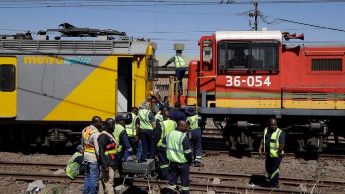 Choque de trenes Sudáfrica