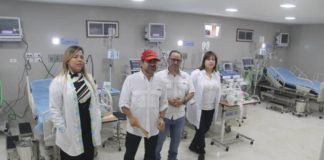 Lacava inauguró UCI de adultos en Hospital Prince Lara de Puerto Cabello