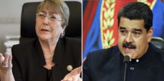 Michelle Bachelet reunión Maduro