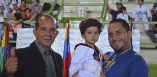 Alcalde Guacara medallas taekwondo