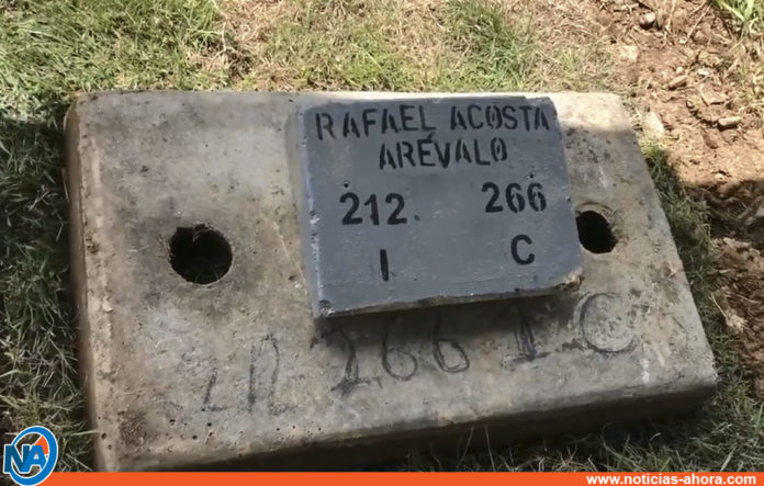 Acosta Arévalo Cementerio del Este- Noticias Ahora