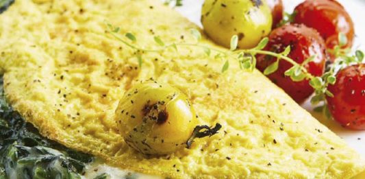 omelette espinacas y jamón - Noticias Ahora