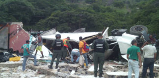 accidente en carretera Caracas - Guarenas - Noticias Ahora