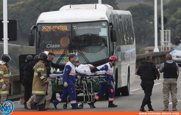 secuestrador autobus Brasil - noticias ahora