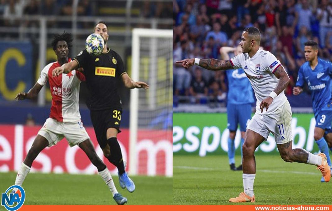 Champions: Inter y Lyon rescataron un empate en sus respectivos debuts