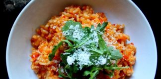 risotto en salsa roja - Noticias Ahora