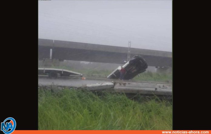 accidente vial en viaducto La Cabrera - Noticias Ahora