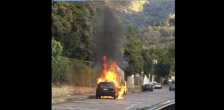 incendio de vehículo - noticias ahora