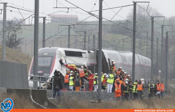 descarriló tren Francia - noticias ahora