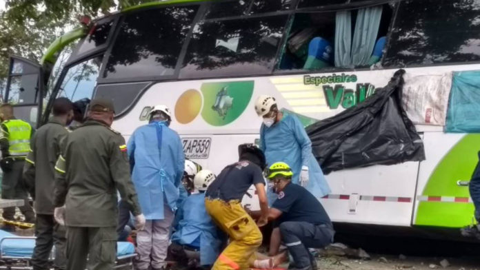 colisión autobús valle cauca - Noticias Ahora