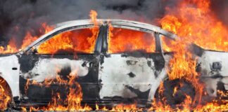 incendio de vehículo - noticias ahora