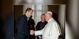 Sacerdote italiano Fabio Salerno, nuevo secretario personal del Papa