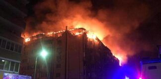 incendio edificio Krasnodar - noticias ahora