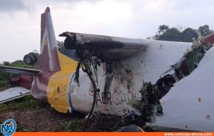 accidente de avión colombiano - noticias ahora