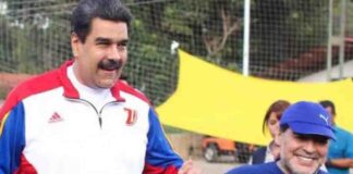 Maduro dedicó palabras a Maradona - NA