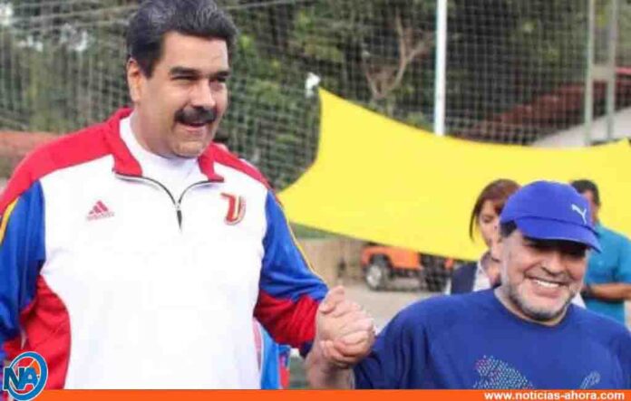 Maduro dedicó palabras a Maradona - NA