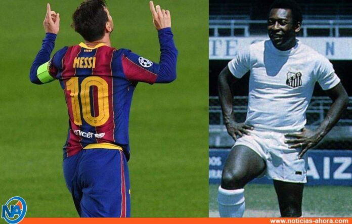 Lionel Messi igualó el récord de Pelé - Noticias Ahora