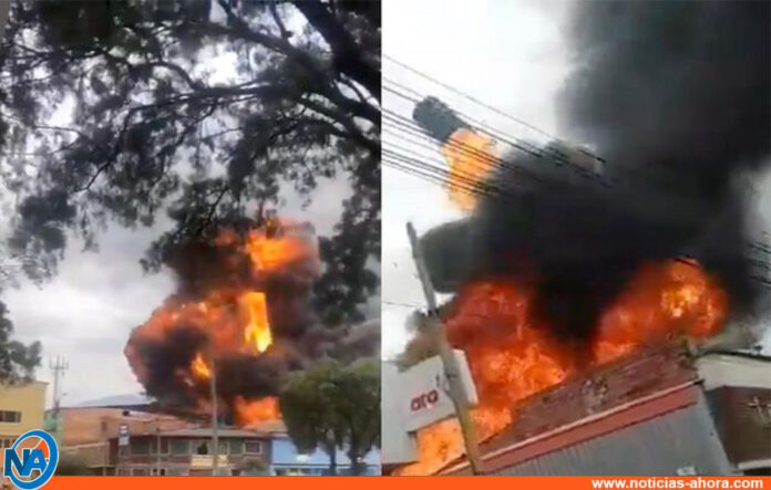 Explosión fábrica en Bogotá - Noticias Ahora