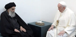 Papa Francisco se reúne con Ayatolá Ali al-Sistani - Noticias Ahora