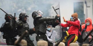 Protestas en Medellín terminan en caos