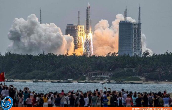 Cohete chino Long March 5B - Noticias Ahora