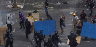 Grupos sociales denuncian represión en Colombia - NA
