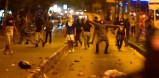 Manifestaciones nocturnas en Colombia - Noticias Ahora
