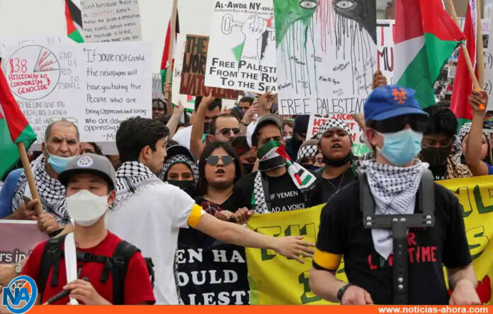 Marcha en apoyo a Palestina en Nueva York - Noticias Ahora