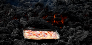 Pizza volcánica - Noticias Ahora