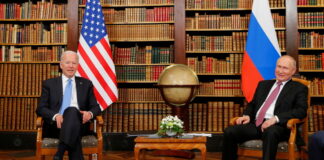 Primer encuentro entre Putin y Biden