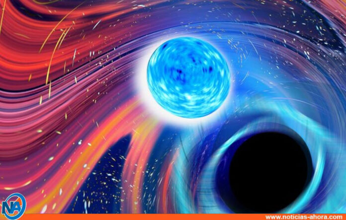 Agujeros negros comiendo estrellas de neutrones - Noticias Ahora