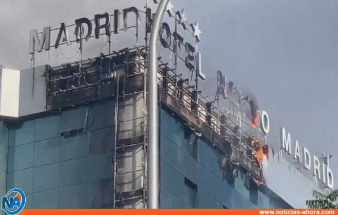 Hotel Nuevo Madrid se incendió - Noticias Ahora