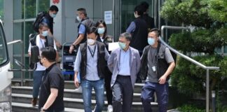 Miembros del Apple Daily detenidos 