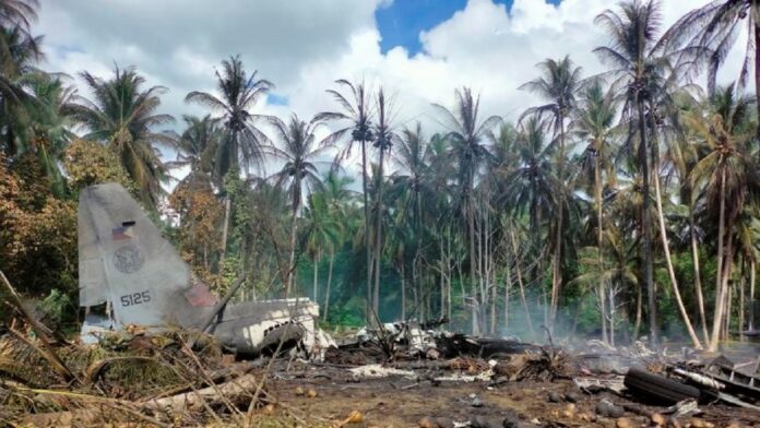 Accidente de avión militar filipino