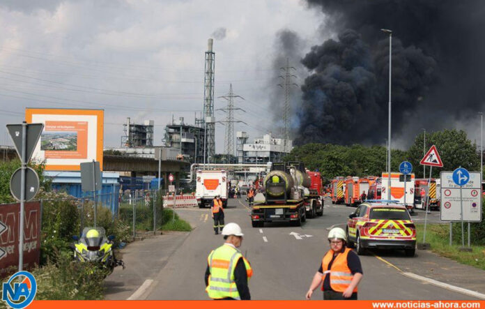 Explosión en zona industrial de Alemania - Noticias Ahora