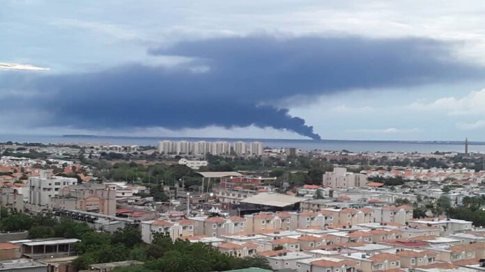 Incendio en Puerto Miranda
