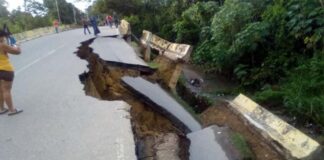 Se desplomó puente de Ocumare - NA