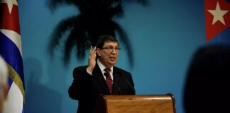 Canciller cubano rechaza sanciones de EEUU