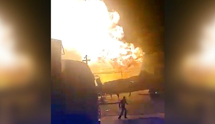 Explosión en gasolinera de Sao Paulo 