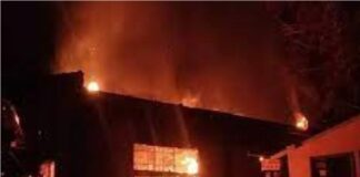 incendio en la Universidad de Oriente